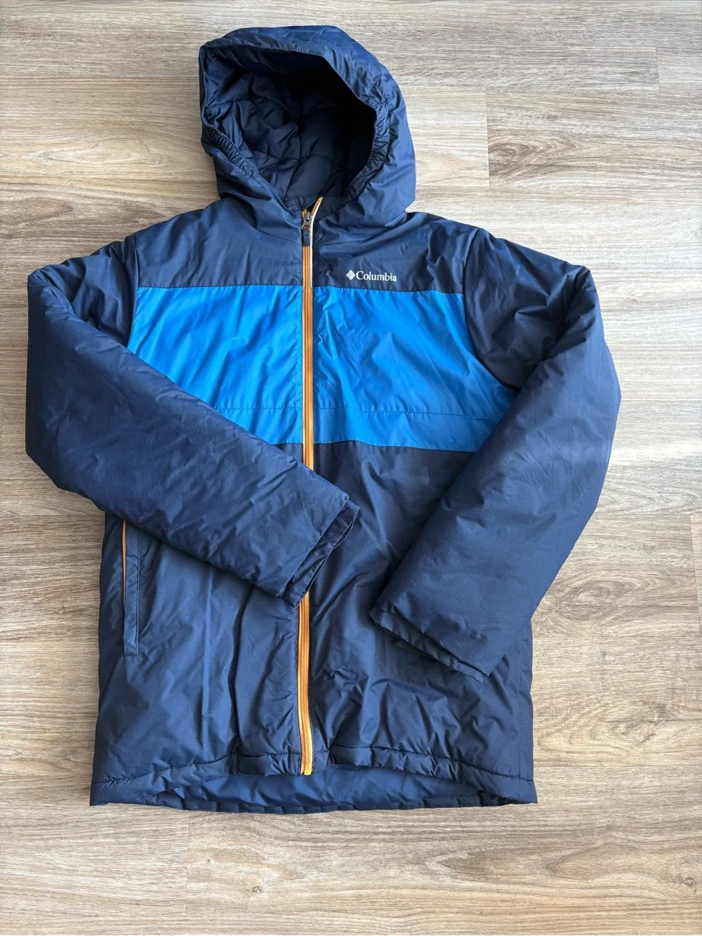 Boys Columbia blue winter jacket